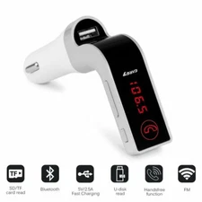 G7 Bluetooth Car Kit Handsfree FM Transmitter Radio MP3 Player USB Charger & AUX