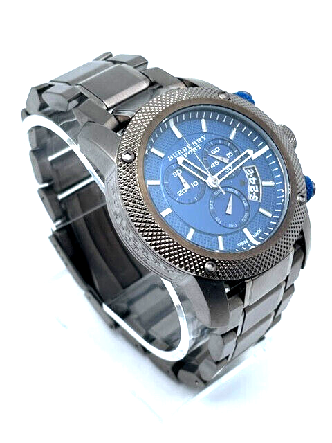 Burberry Stainless Sports Chronograph Men's Watch Swiss Burberry Stainless Sports Chronograph Men's Watch Swiss