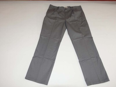 St. John's Bay Men's Easy Care Classic Fit Pants 42 x 32 NWT Pleated Gray  Khaki | eBay