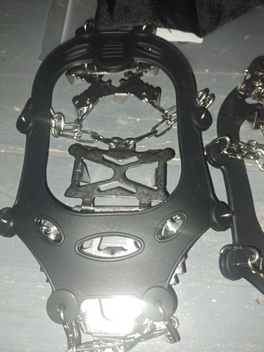 NEW Ice Crampons Snow Grips Anti Slip Over Shoe Studs Cleats Spikes Grippers NEW - Picture 3 of 3