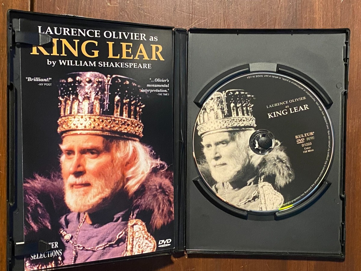 William Shakespeare's King Lear (DVD, 2000) Laurence Olivier - W