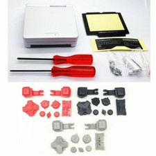 GBA SP Game Boy Advance SP Replacement Housing SHELL PEARL WHITE BUTTONS 