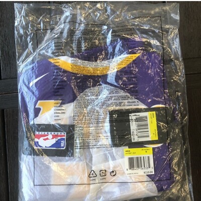 Nike LA Lakers Lebron Swingman Jersey Purple Gold Men's Small | eBay