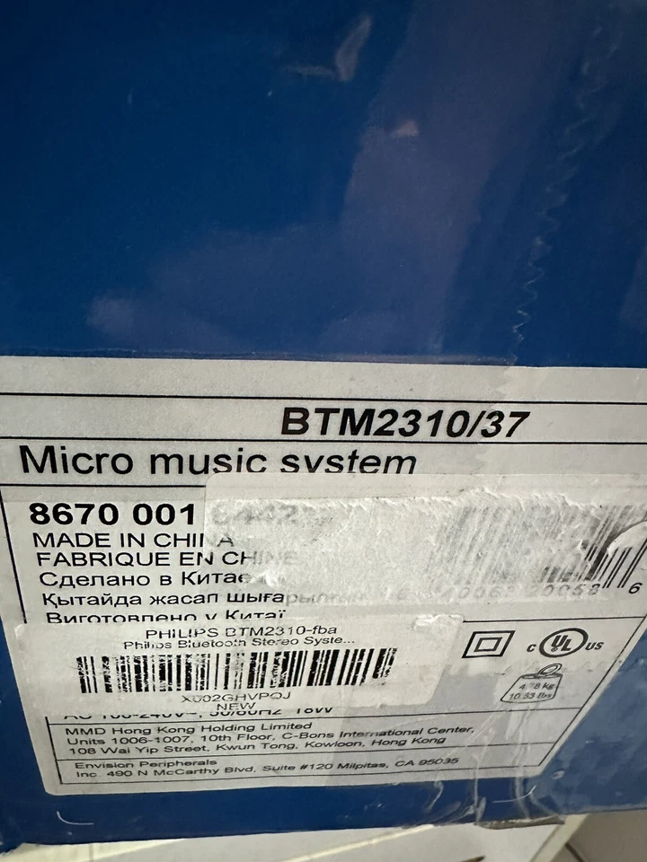 Philips Micro Music System with CD Player. MP3. USB. Bluetooth - Image 3 of 4