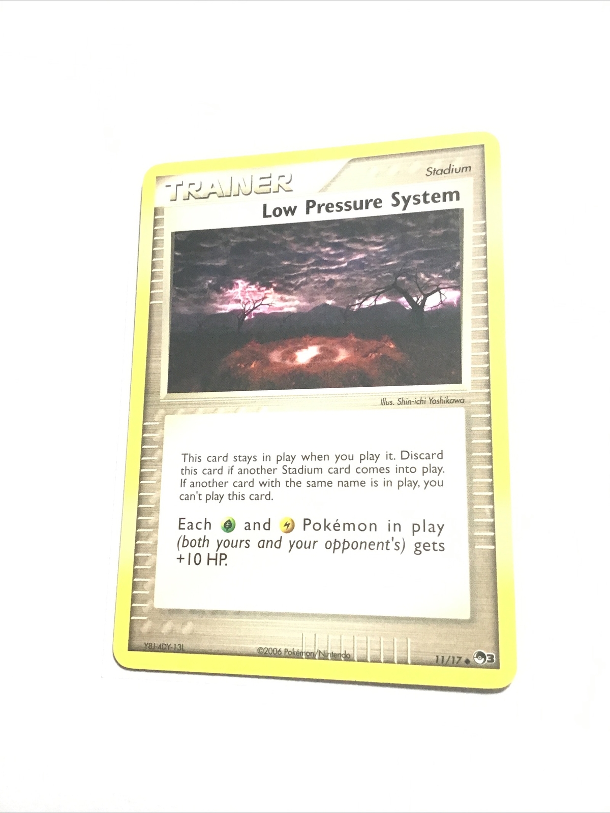 LOW PRESSURE SYSTEM - 11/17 - POP SERIES 3 - Pokemon Card - NM