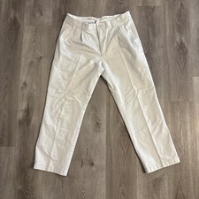 Chaps True American Chino Pants Cream Size 36x30 Straight