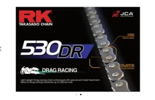 1999-2024 Hayabusa GSX1300R RK Drag Racing Chain 530 Pitch - 130 Link - 250 HP