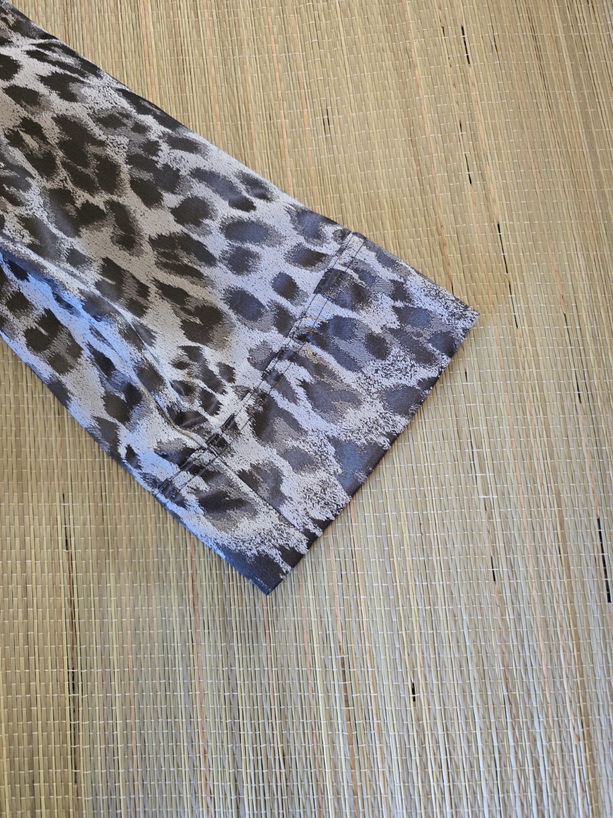 Ruby Rd. Gray Black Leopard Belted Unlined Jacket… - image 17