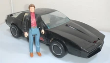 Complete 1983 KITT Knight Rider 2000 Talking Voice Car & Vintage Michael Figure