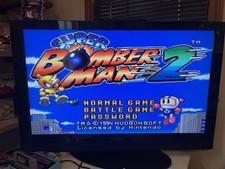 Super Bomberman 2 - Super Nintendo SNES - Game-Box-Manual