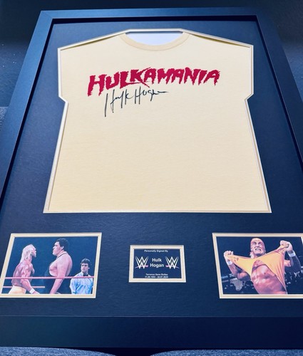Hulk Hogan signiertes Hulkamania T-Shirt / WWE / Beckett / Wrestling / Frame - Bild 3 von 16