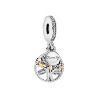 Pandora Moments Charm Familien Stammbaum Vergoldet 791728
