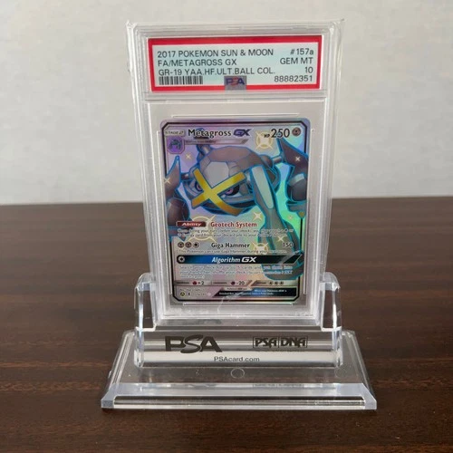 Pokemon Metagross GX #157 a Hidden Fates Promo PSA 10 Gem Mint