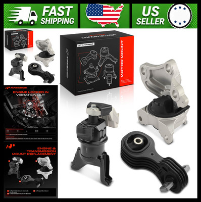 A-Premium Engine & Transmission Mount Kit for Honda Civic 2012-2013 1.8L Auto