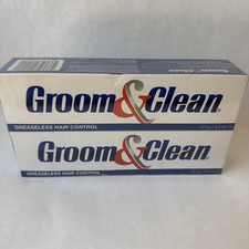 Groom and Clean Greaseless Hair Control 4.5 Ounce Tube Box pack of 2 A10