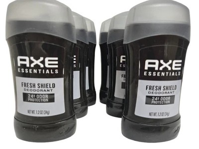 AXE Essentials Fresh Shield Deodorant, Travel Size 1.2oz, Lot of 6