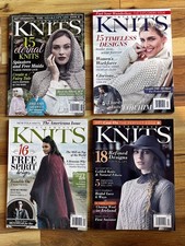 INTERWEAVE KNITS MAGAZINE LOT OF 4 2017 COMPLETE YEAR excellent condition