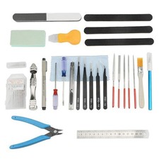 Professional 28 PCS Model Tools Kit Modeler Basic Tools Craft Set Hobby Build...