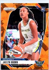 2024 Panini Prizm WNBA #31 Jaelyn Brown Ice Orange Prizms