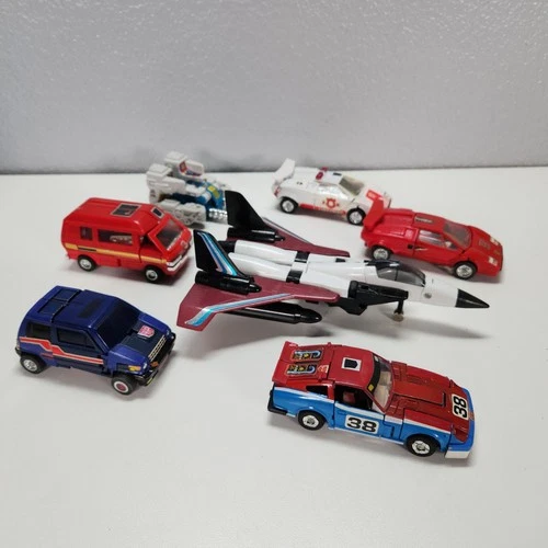 Transformers G1 Vintage Lot Smokescreen, Ramjet, Ironhide, Sideswipe, Red Alert
