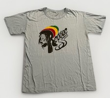 Vintage 70s Bob Marley Shirt Roots Reggae Tee L Wailers Band Rasta L Rare