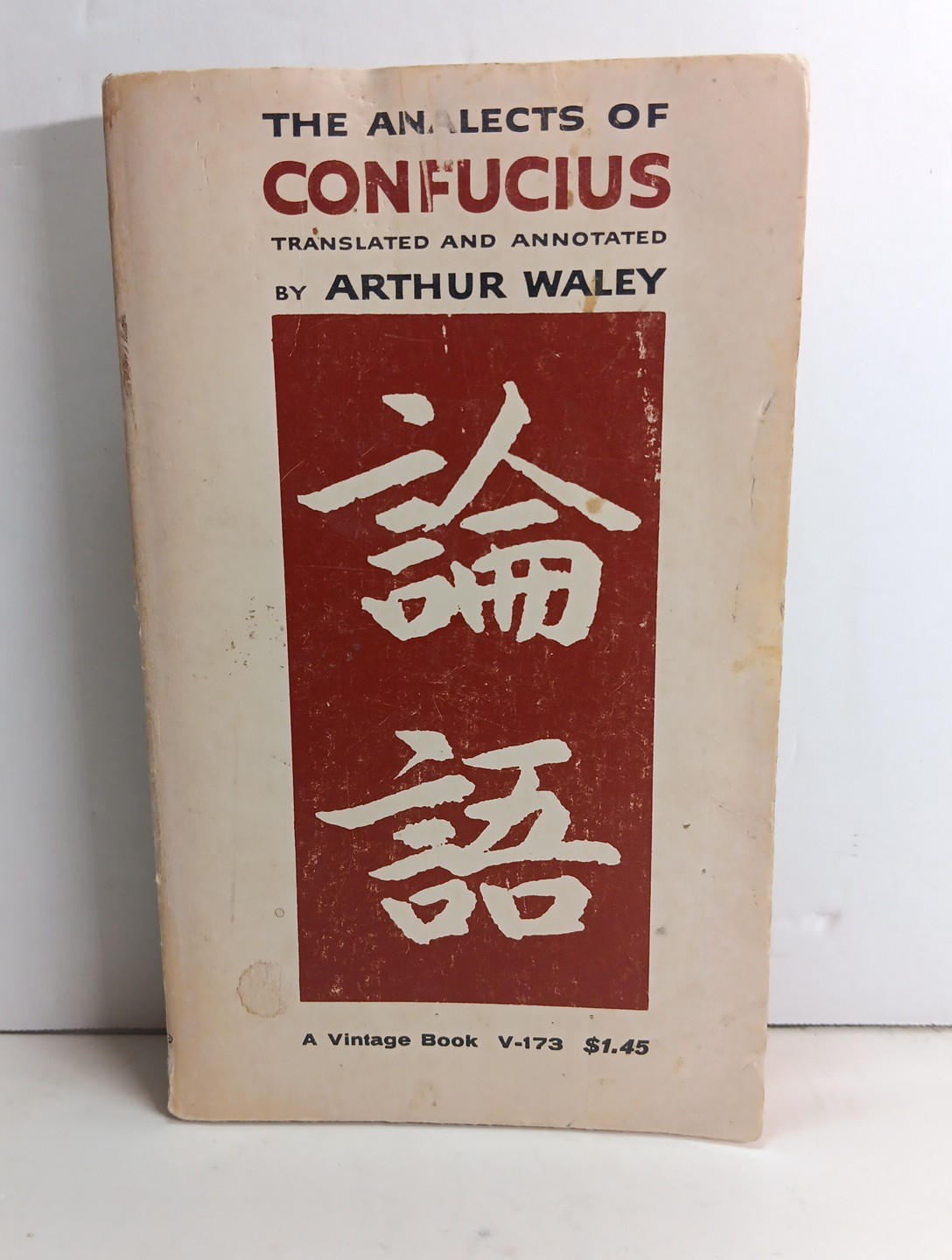 Arthur Waley The Analects of Confucius Vintage V 173 Paperback