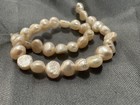 Pink Button Freshwater pearl Beads, 6mm, 31 Count, 6.5” Strand — photo 2