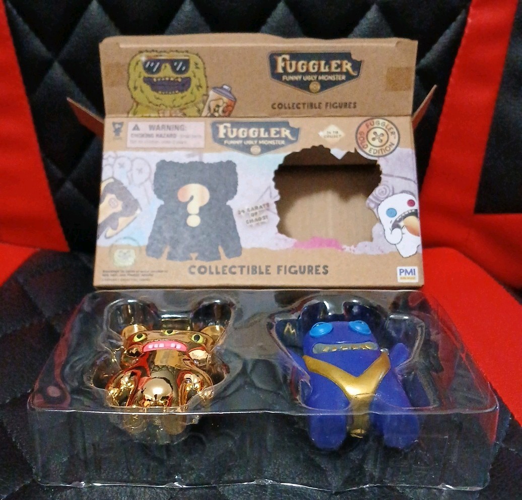 NEW 2026 Fuggler 24 CARATS OF CHAOS Backpack Figure RARE Gold