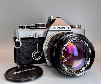 [N MINT] Olympus OM-2n Film Camera & Zuiko MC Auto-S 50mm f/1.4 Lens From Japan