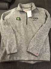 League Legacy Oregon Ducks Quarter Football Zip Pullover Mens L  CFP Big 10