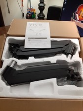 VIVO Dual Ultrawide 40  Monitor Desk Mount with Pneumatic Spring Arms