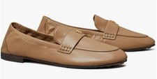 Brand New Tory Burch sz 8.5 ballet loafer flat color bourbon200 145899