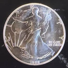 1988 American Eagle Toned Walking Liberty Bullion Vtg-0.999 Silver 1 Oz Coin 2d