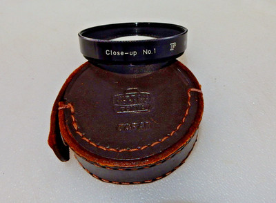 Nippon Kogaku Nikon - No. 1 Close-up Filter With Leather Case 52mm Thread, LN