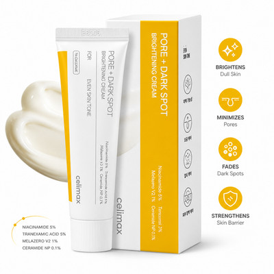 Celimax Pore+Dark Spot Brightening Cream 35ml Niacinamide K-Beauty
