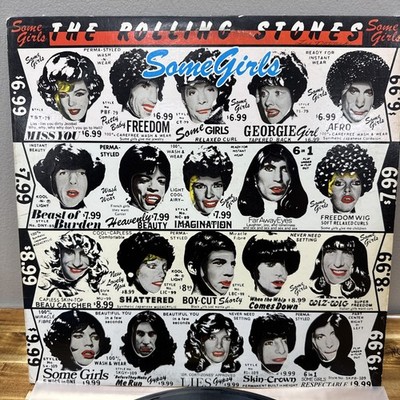 The Rolling Stones Some Girls, First Pressing Die Cut With Celebrity Faces Vinyl
