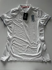 Castore England Pro Test Cricket SS Shirt Ashes 2023 Women's Ladies Size 10