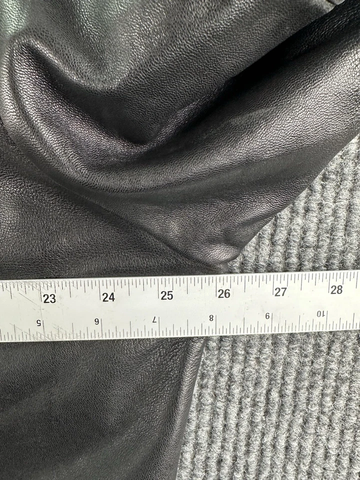 Chaqueta de cuero Pelle Studio para hombre grande aislante abrigo de bombardero vintage Foto 3 de 4