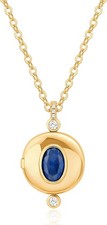 Pearl 18K Gold Plated Moon Star Lion Evil Eye Love Heart Cross Pendant Nec