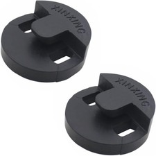 2Pack Rubber Bass Practice Mute Round Tourte Style Mute for Upright String Doubl