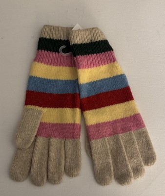 Gap Crazy Stripe Gloves Womens