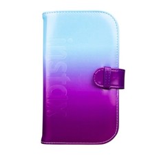 Fujifilm INSTAX Photo Album Mini Wallet Case Blue Purple Ombre - Holds 108, 2x3  