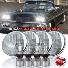 For Chevy Impala 1958-1976 5.75 5-34led Round Headlights Hilo Beam 4pcs