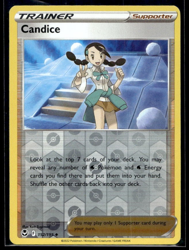 Candice Pokemon SWSH12: Silver Tempest 152/195 Reverse Holo LP