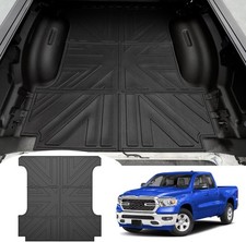 2019-2025 Dodge Ram 1500 Bed Liner 68" Cargo Mat 5.7FT Bed Mat Black TPE All