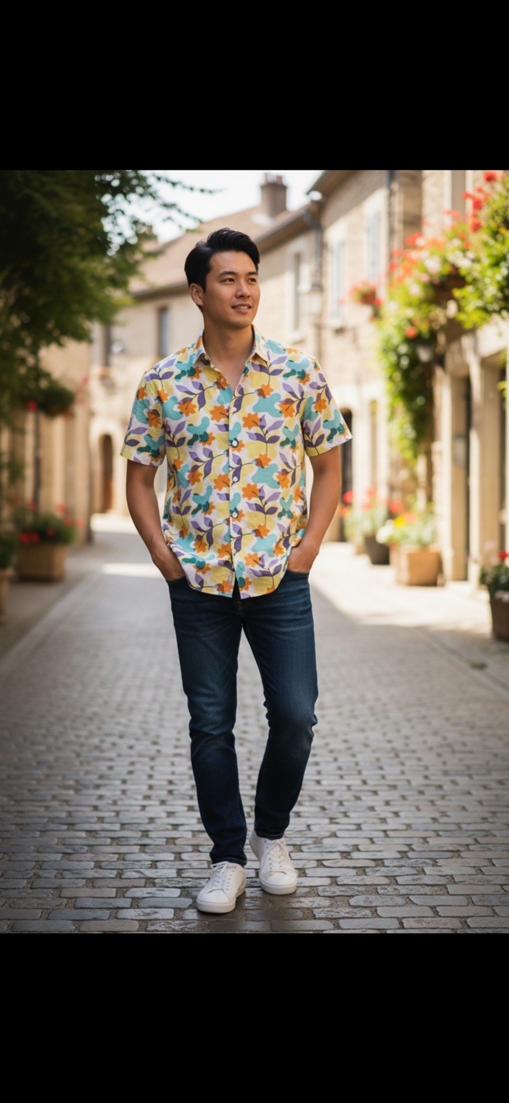 Bonobos size L Men’s Cotton Floral Shirt