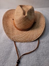 VINTAGE RENEGADE Woven Straw Western Hat Size Small. Made In USA EXCELLENT!