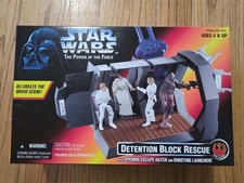 Star Wars Power Of The Force Detention Block Rescue Kenner 1996 New In Box