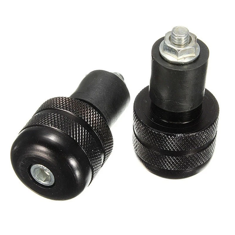 2PCS 7/8" MOTORCYCLE BIKE BAR END PLUGS WEIGHT ALUMINUM HANDLEBAR GRIPS 22MM UK - Image 4 of 4