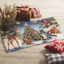 Herrschners® Winter Wonderland Latch Hook Kit